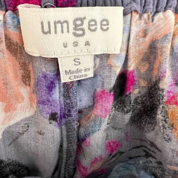 Umgee Women’s‎ Small Floral Ruffle Crochet Off Shoulder Long Maxi Dress Boho - Picture 4 of 9